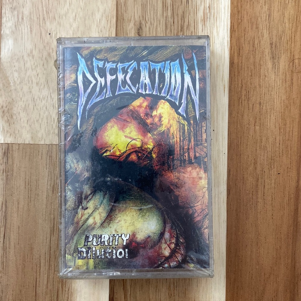 DEFECATION - Purity Dilution 1992 Cassette ( Collectible) Nuclear blast America